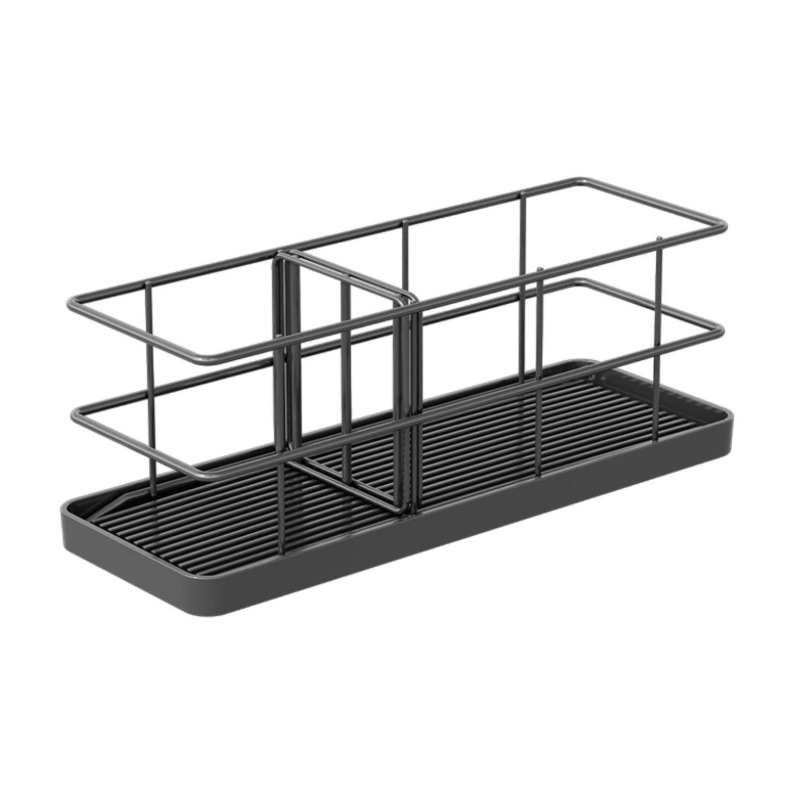 

Держатель для губки для раковины, полка для слива раковины, корзина для слива, мытье посуды без дрели, полка для губки для кухонной раковины, корзина для слива