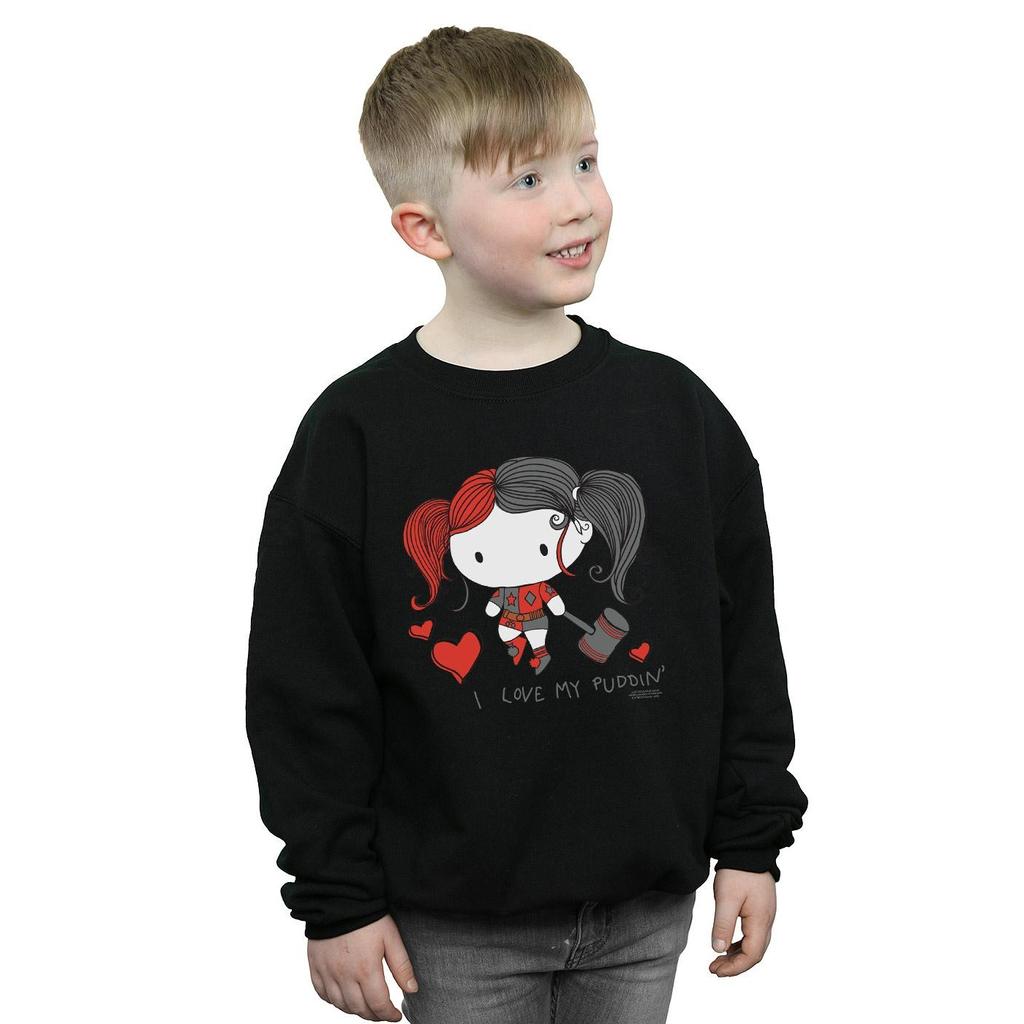 DC Comics Boys Justice League I Love My PuddinÂ´ Sweatshirt