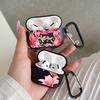 Case For Airpods 3 1 4 Pro2 2 Pro3 Pro Earphone Cases Cover Cherry Flower Print Clear Cool