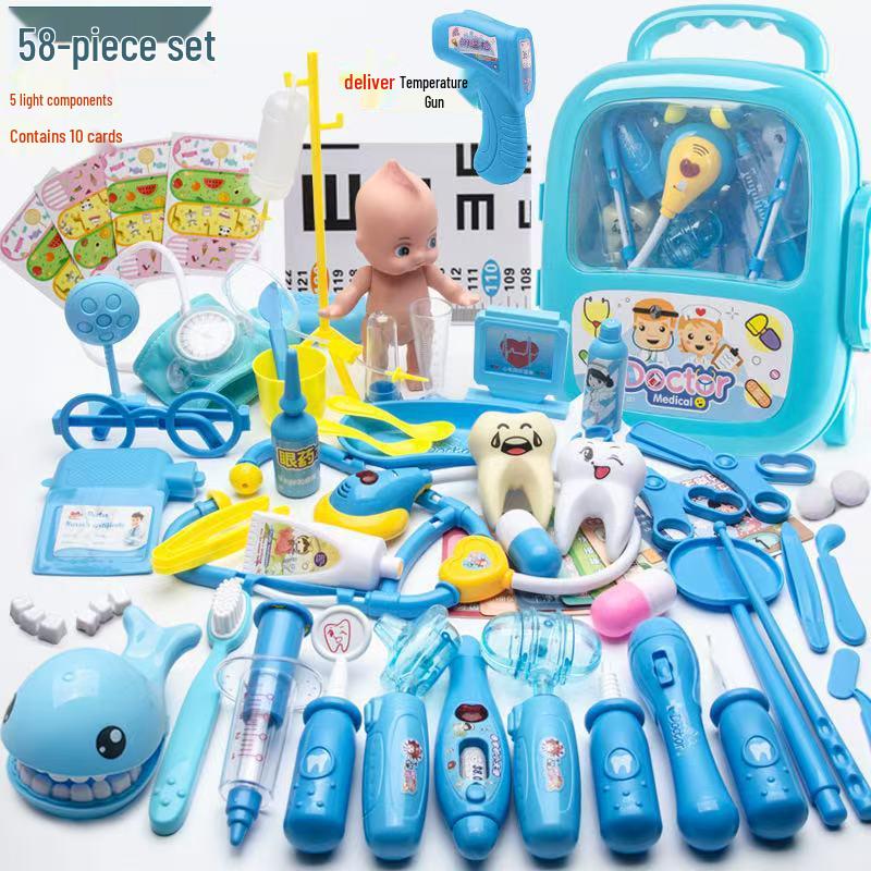 Kids' Doctor Play Set: Medical Toys with Stethoscope & Injection for Ages 3-6, Boys & Girls