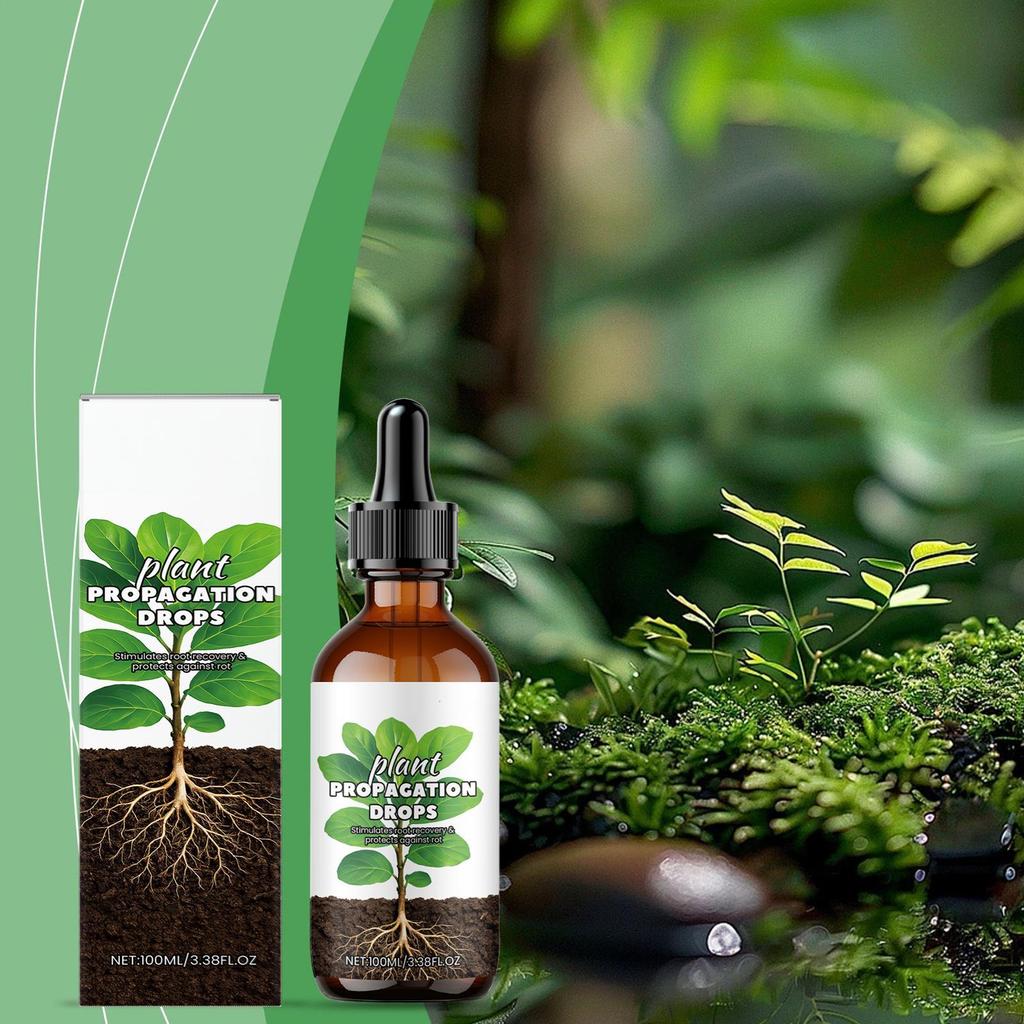 Root Stimulator 100ml Liquid Root Stimulator Liquid Drops For Healthy Stems Soil Water Propagation Cutting Window Sill Balcony