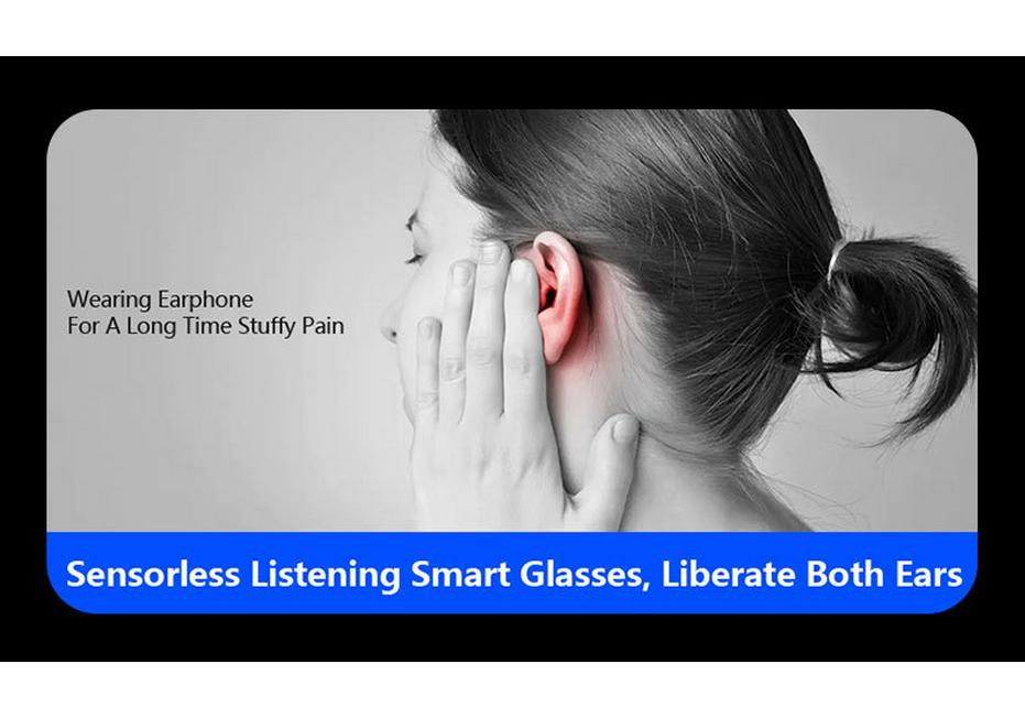 Smart Bluetooth AI Sunglasses: UV Protection, Music, Calls, Driving, Cycling
