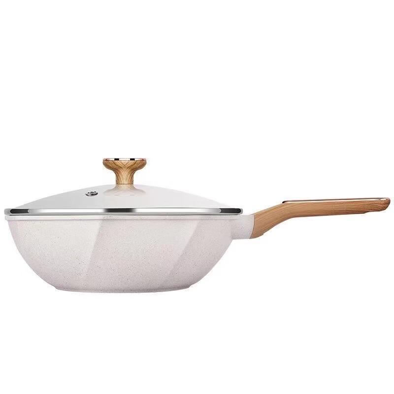 Yoshida Craftsman Octagonal Maifan Stone Non-stick Pan