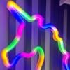 Unicorn Shaped Neon Signs w Base,LED Light,Atmosphere Lighting for Wall,Night Lamp for Birthday,Party,E-sports Room,Decoration