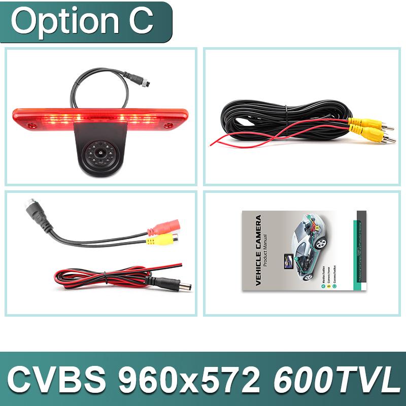 

AHD 1080P Автомобильная крыша светодиодный стоп-сигнал камера заднего вида для Fiat Scudo Peugeot Expert Toyota Proace Citroen SpaceTourer 2006-16