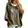 Women's Casual Hoodie with Hood and Graphic Print Loose Fit Pullover