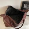 Vintage Tote Bag PU Large Capacity Shoulder Bag Women's Travel Bag