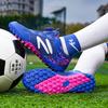 28-39 Sapatos de Futebol Infantil Juvenil Firmes Velcro Sapatos de Futebol Treino Chuteiras de Futebol Infantil Meninos Chuteiras de Futebol