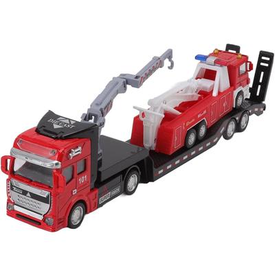 1/50 Carrier Truck Kids Pull Back Truck Carrier Truck  Construction Truck Toys  Pull Fuel System Parts Combustion Engines & Parts for Kids