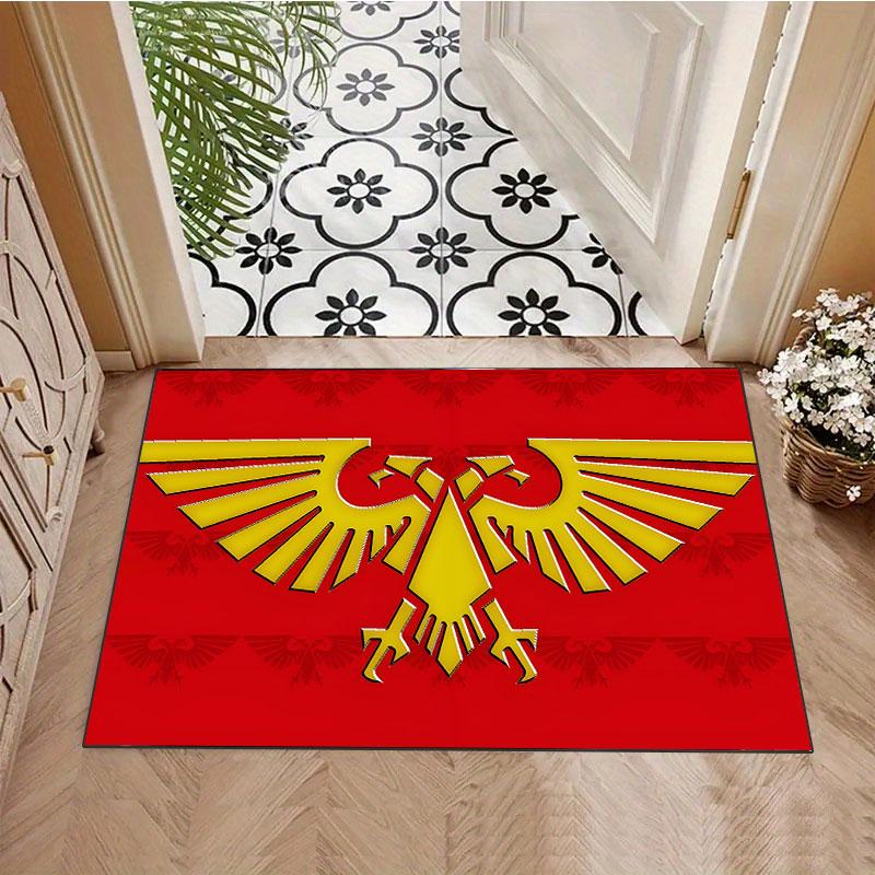 Imperial Fortress World Double-Headed Eagle Carpet, suitable for living room, bedroom, game room, computer room and home décor.