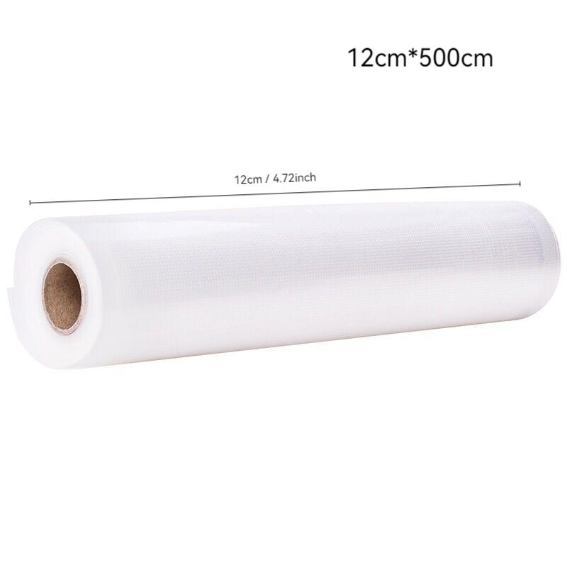

500CM Food Vacuum Packaging Saran Wrap Plastic Bags Keep Food Fresh Sealed Compression Bags Kitchen Storage Organization