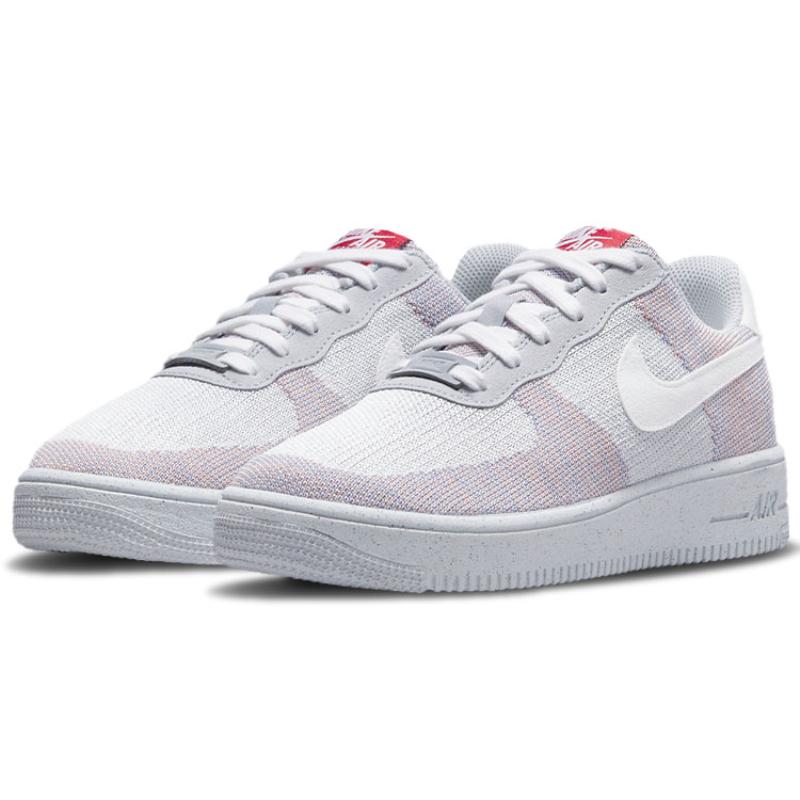 Nike Air Force 1 Low Crater Flyknit Wolf Grey Sneakers DC4831-002