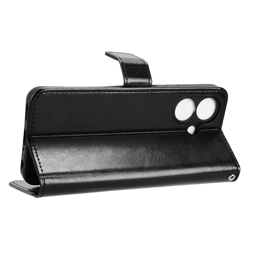 For Ulefone Note 21 Case Crazy Horse Texture PU Leather Phone Wallet Cover