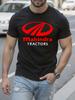 HeavyDuty Mahindra Traktoren Logo T-Shirt Kräftig Rote Grafik ...