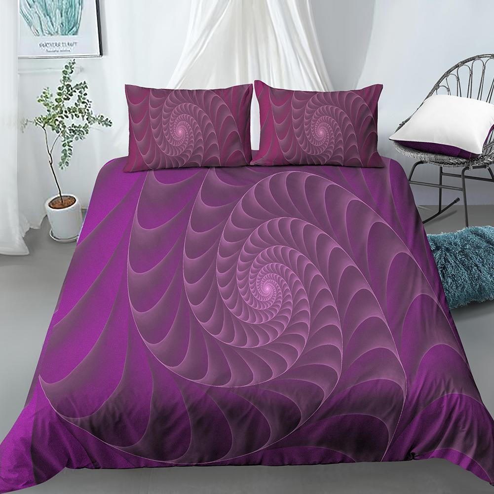 Geometric Duvet Cover Set Bohemian 3D Print Polyester Comforter Cover King Queen Twin Size with Pillowcase for Kids Boys Girls