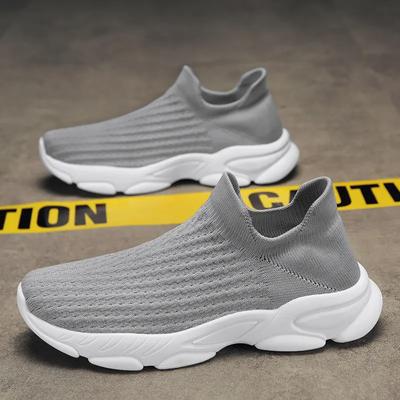 Sneakers Męskie 2024 Casual Elastyczność Buty z Siatki Moda Gruba Podeszwa Wulkanizowane Buty Sportowe Lekkie Buty Turystyczne dla Mężczyzn