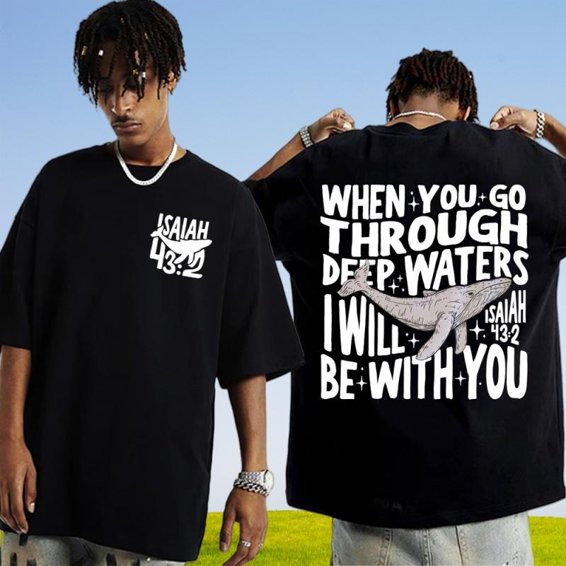 Large Cotton Men's Go Make Disciple Christian Street Wear T-shirt Retro Bible T-shirt Fashion Aesthetics Short Sleeve T-shirt