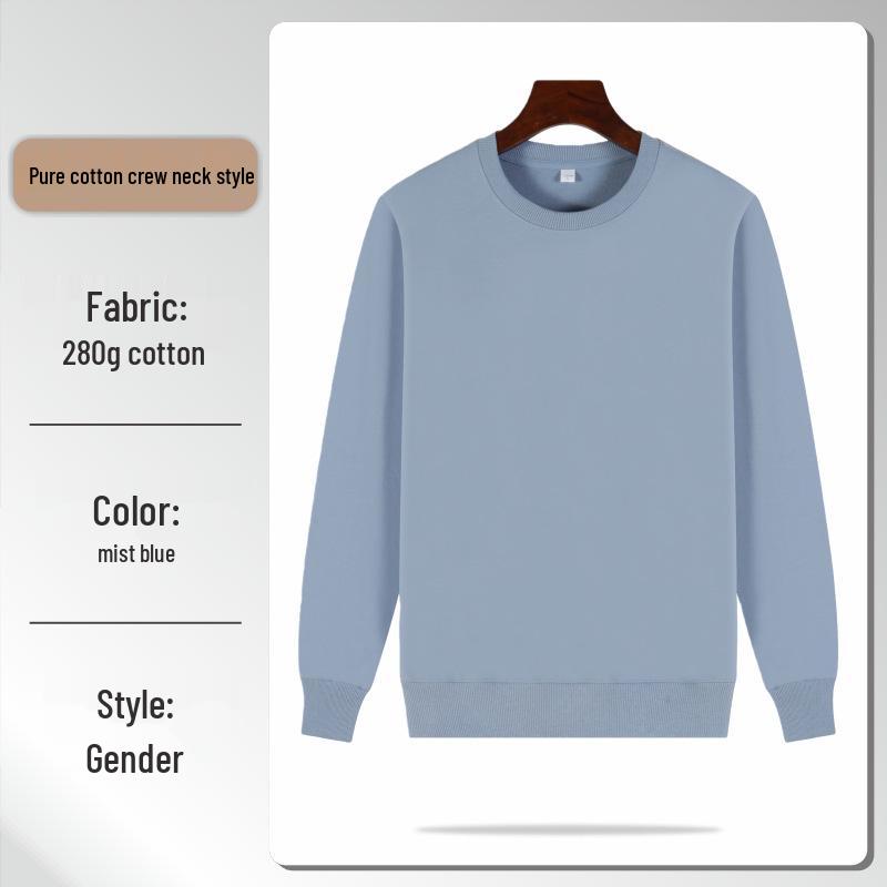 2026 Red Corporate Anniversary Sweatshirt - Custom Round Neck with Logo for Annual Meeting and Company Culture