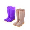 Four seasons tall female rain shoes canteen cleaning waterproof shoes bathroom rubber shoes labor protection rain boots mother work boots water boots