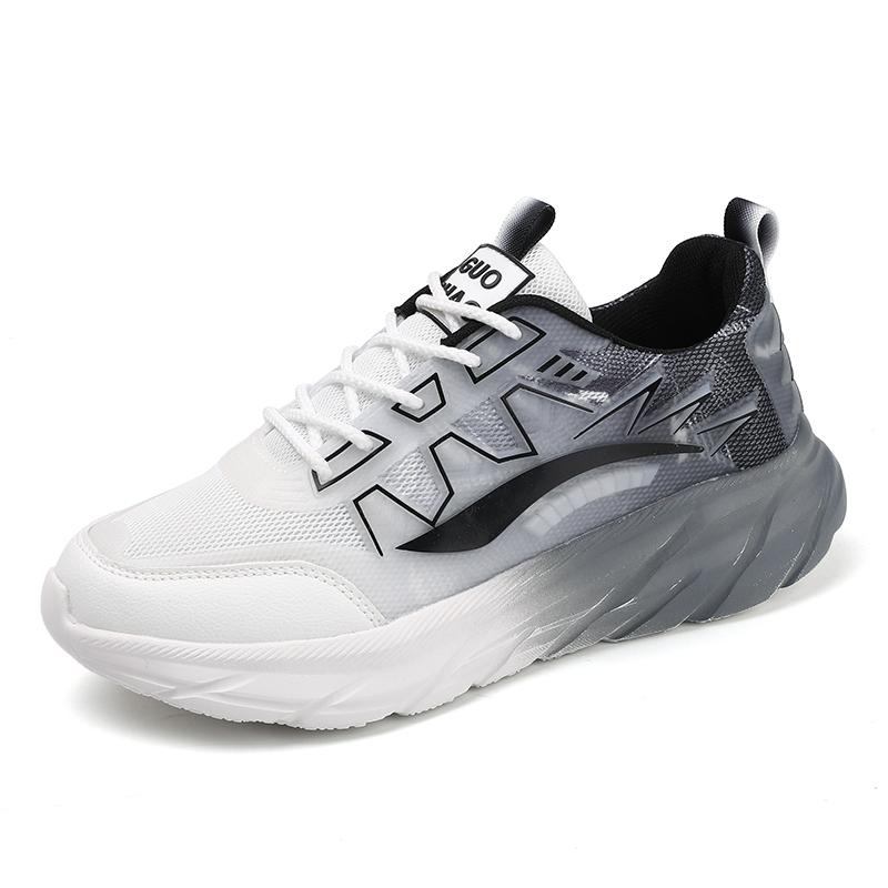 

Men’s Basketball Shoes Casual Skateboard Shoes Summer Jogging Sneakers Shoes for Students Over Sized EU: 39 чорний