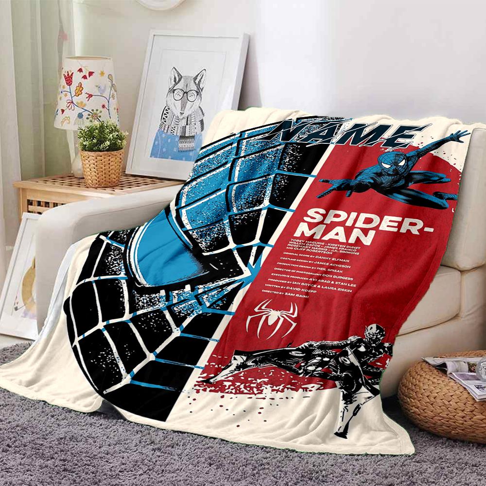 Custom Name Deadpool Wolverine blanket for Couch & Bed, Plush Cozy Fuzzy Blanket Super Soft & Warm Blankets for Fall and Winter. 090823