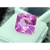 13-14 Ct Natural Pink Sapphire Asscher Cut Beautiful Certified Loose Gemstone