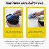 8PCS Microfiber Wax Applicator Pads, 5 Inch Round Car Wash Sponge Cleaning Tools with Finger Pocket, Scratch-Free Ultra-Soft Foam Bulk for Fine
