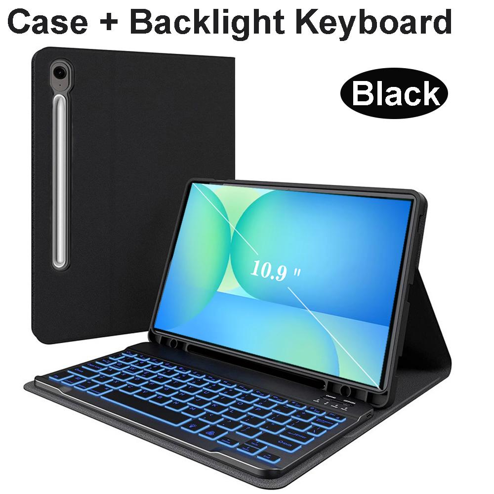 Case for Samsung Tab S10 FE 10.9 Inch , Bluetooth Keyboard Cover for Galaxy Tab S10 FE 10.9 SM-X520/X526/X526B