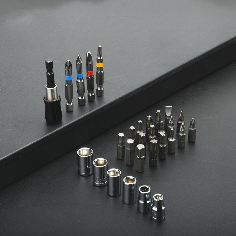 38/50pcs Ratchet Wrench Set Precision Socket Box Screwdriver With Storage Box Multifunctional Household Portable Repair Tool