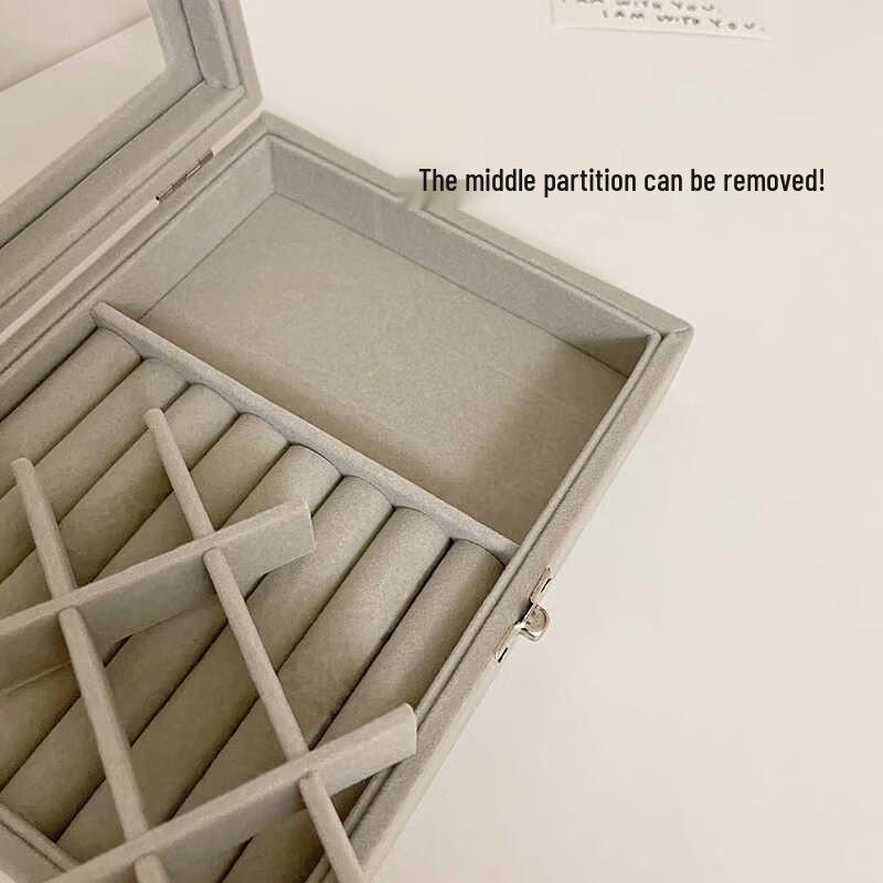 HANDUNYOU Große Kapazität Schmuckschatulle