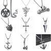 Naszyjniki z wisiorkami punkowe, Naszyjnik ze stali nierdzewnej dla mężczyzn, Minimalizm Hip Hop Styl Akcesoria biżuteria Łańcuch Impreza