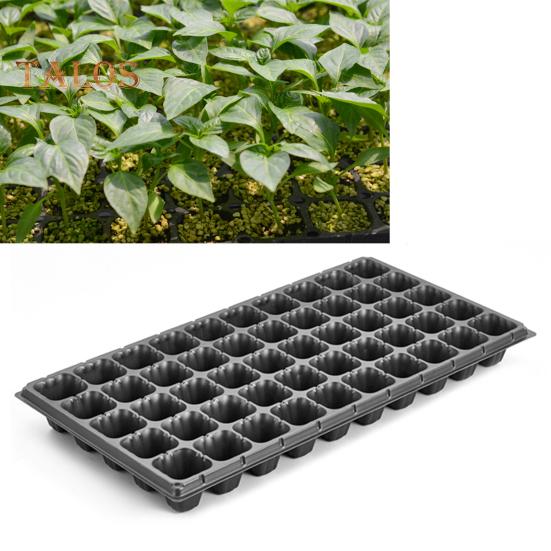 10 Pcs Nursery Pot Tray for Seedlings Thickened Seeds Starter Germination Shuttle Carrying Tray Round Nursery Planter Tray with Drainage Holes for