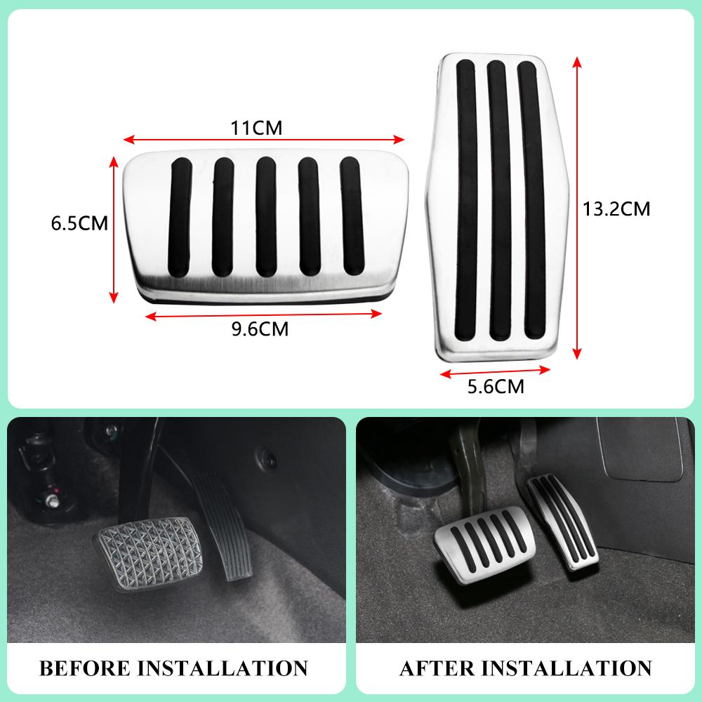 Car Pedal Cover for Chevrolet Cruze MK1 09-18 Equinox MK3 18-19 Astra J H GTC Vauxhall Astra MK6 09-15 Gas Brake Plate Pads