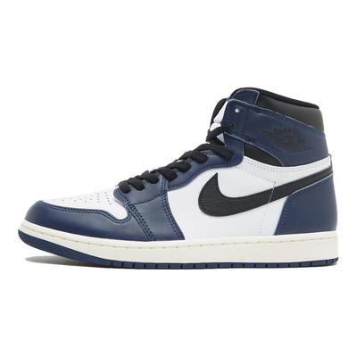 Air 1 Retro High OG Midnight Navy Herr Sneakers Blå Svart Vit DZ5485-401