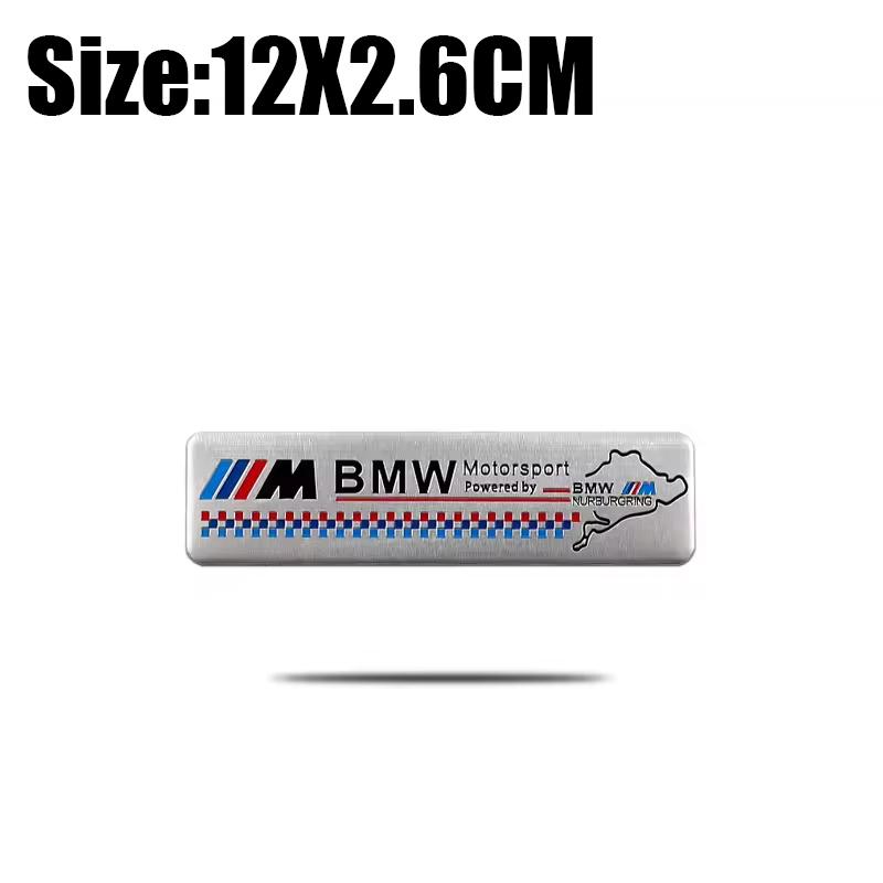 3D Aluminum Car Styling Sticker Body Trunk Decoration Decal Accessories For BMW G80 G06 G07 G42 G14 G15 G16 F82 F20 F21 F83 M2 M
