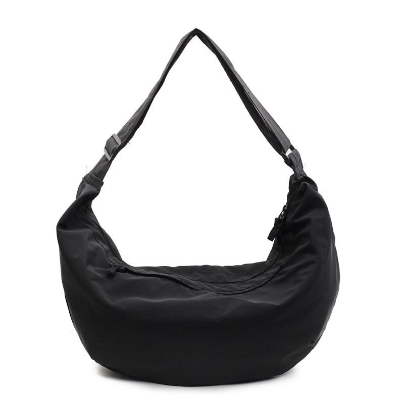 Borsa Duffel in Nylon con Tasca con Cerniera per Viaggi Casual e Tempo Libero