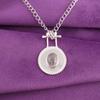 Oval Natural Black Rutile Sisters Day Birthday Gift Pendant 925 Sterling Silver PP-57-33