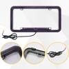 12V Red LED License Plate Frame Acrylic Lighted USA/Canada Tag Cover Holder for Auto Truck Vehicles Car Styling License Plate Covers Frames 6