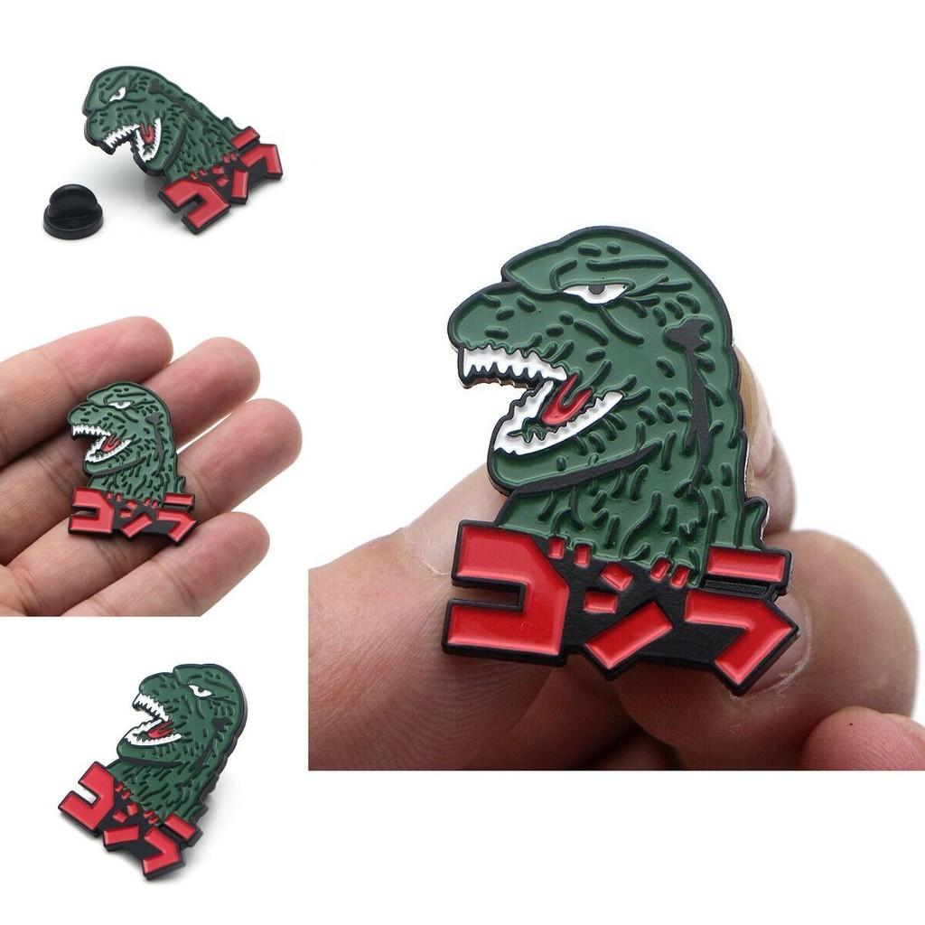 Squisiti Spille Smaltate Mostri di Godzilla Anime Cosplay Spilla Metallica Per Zaino Borse Cappelli