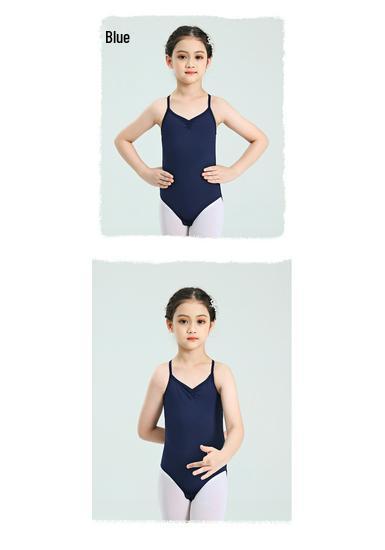 Girls' Strappy Dancewear: Ballet, Gymnastics & Chinese Dance Practice Outfit