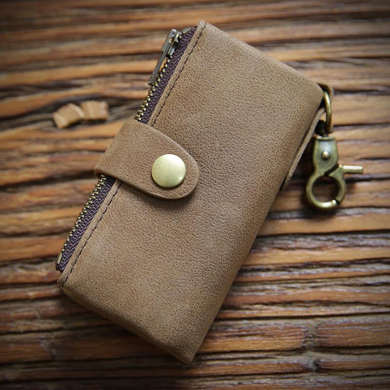 

Weipello Men s Genuine Leather Key Pouch One Size