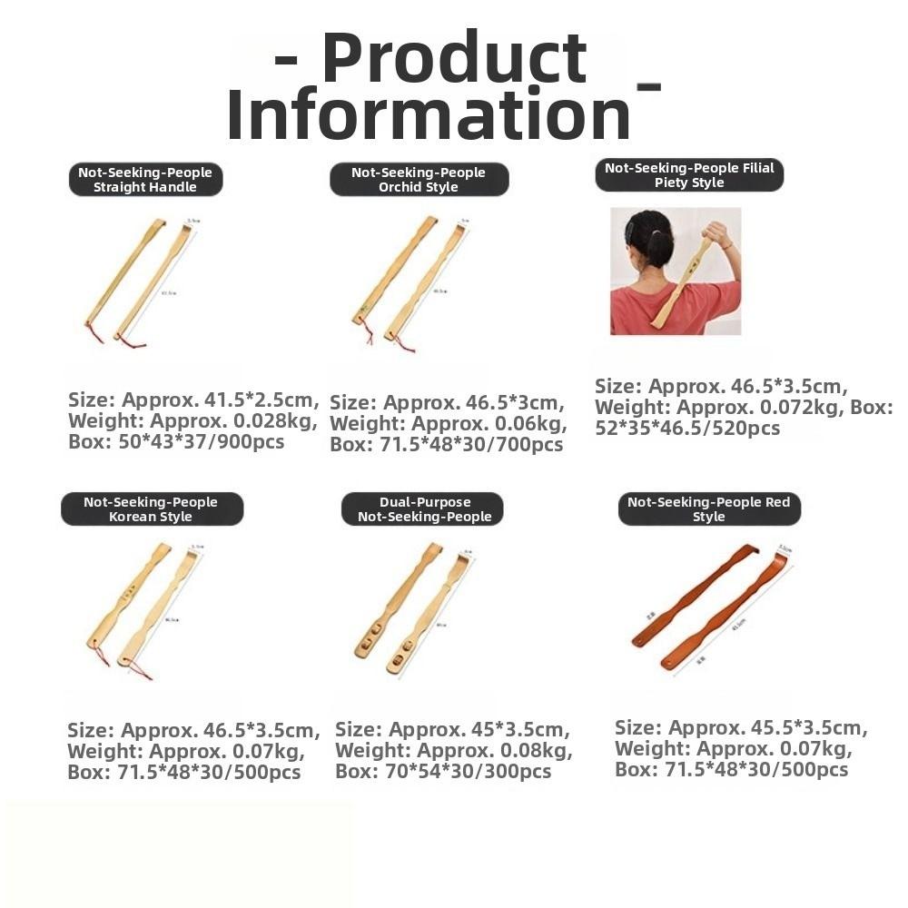 Multistyles Massager Back Scratcher Bamboo Backscratcher Wooden Scratching Backscratcher Massager