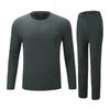 Unisex Winter Fleece-Lined Thermal Underwear Set