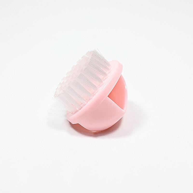 Ring Nail Dust Cleaning Brush Hard Bristles Professional Manicure Dust Brush Makeup Nail Art Cleaning Tool розовый