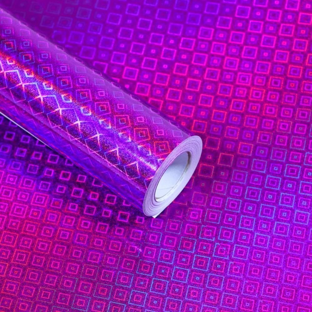 300cm Dárkový balicí papír DIY Řemesla Lesklý balicí papír Gradientní laserový balicí papír Dárky