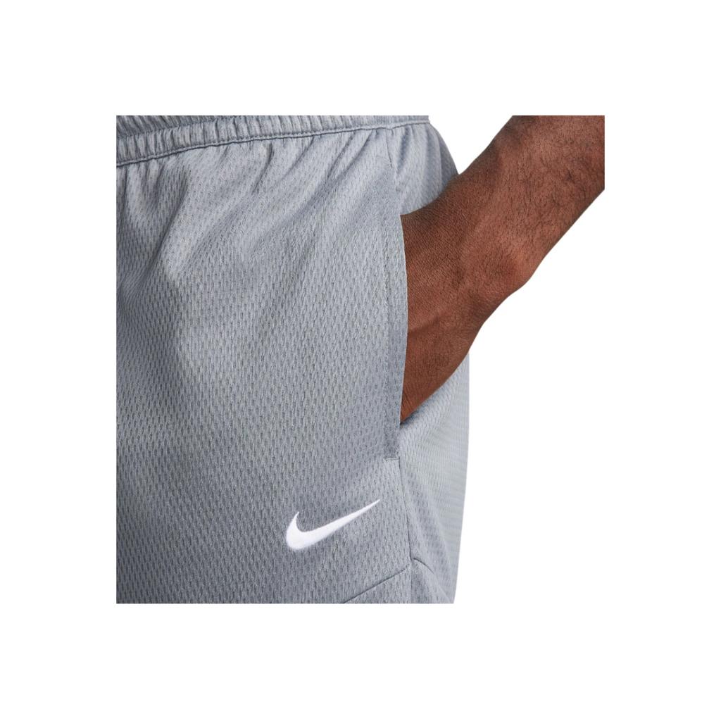 Nike Dri-Fit 8" Basketball Shorts Solid Color Loose Straight Casual Shorts Men Shorts Gray DV9524-065