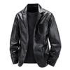 Men's Warm Leather Jacket, Casual Fashion, Men's Leather Jacket, Leather Suit
