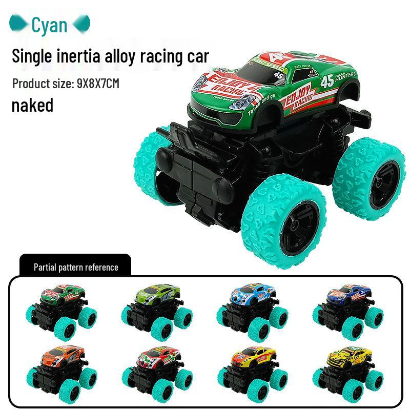 Children's Inertial 4WD Off-Road Swinging Stunt Car Model with Shock Absorption.