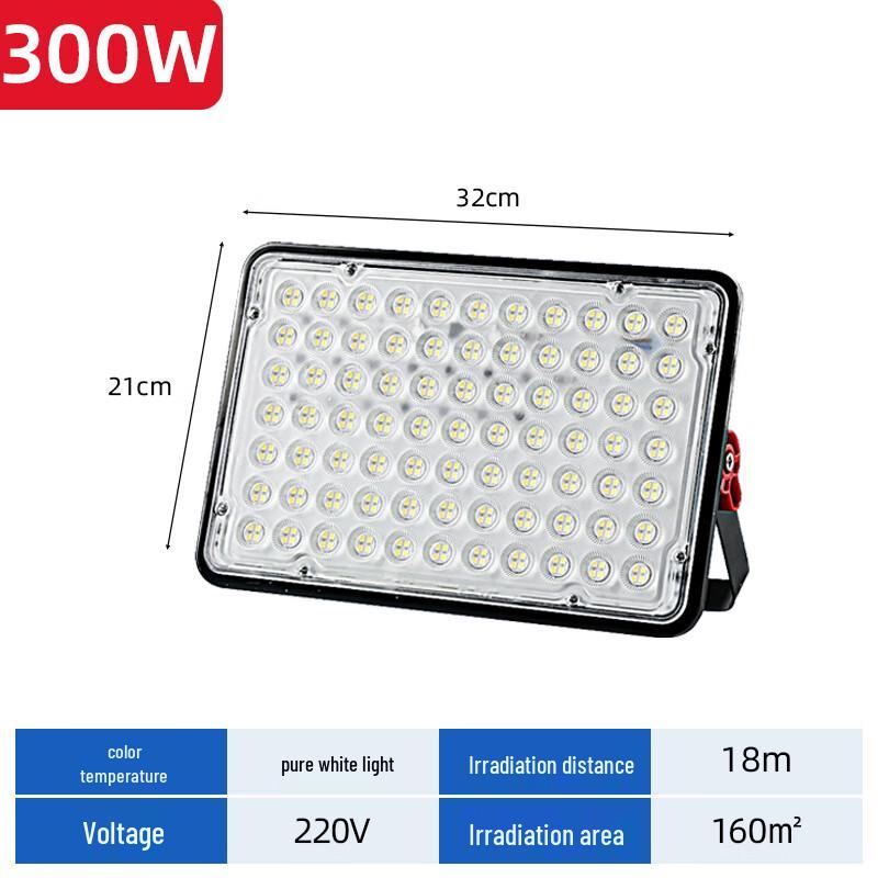 NuFeng 300W LED Outdoor Waterproof Floodlight