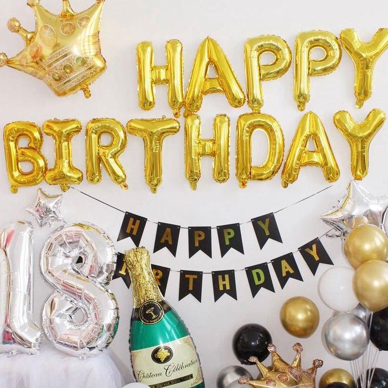 Palloncino in Foil di Alluminio Maculato da 18 Pollici per Decorazione Festa di Compleanno